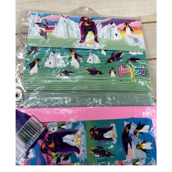 RARE NEW Vintage Lisa Frank  Empire Penguins All-In-One Stationery Pack/Set - Picture 7 of 12